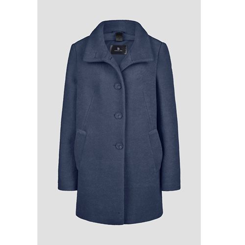 Lebek Wool Coat (Denim,Rust)