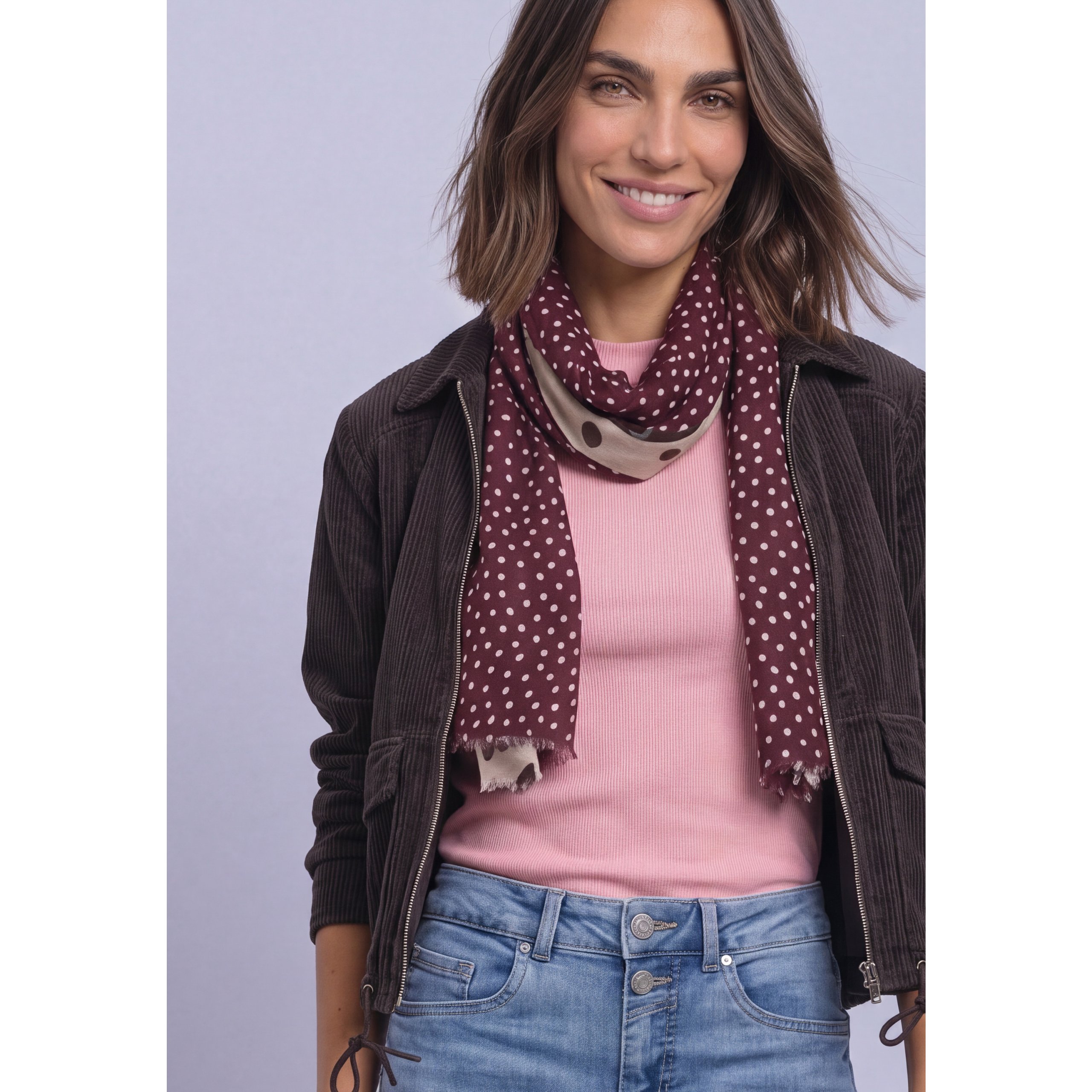 Street One Printed Modal Scarf