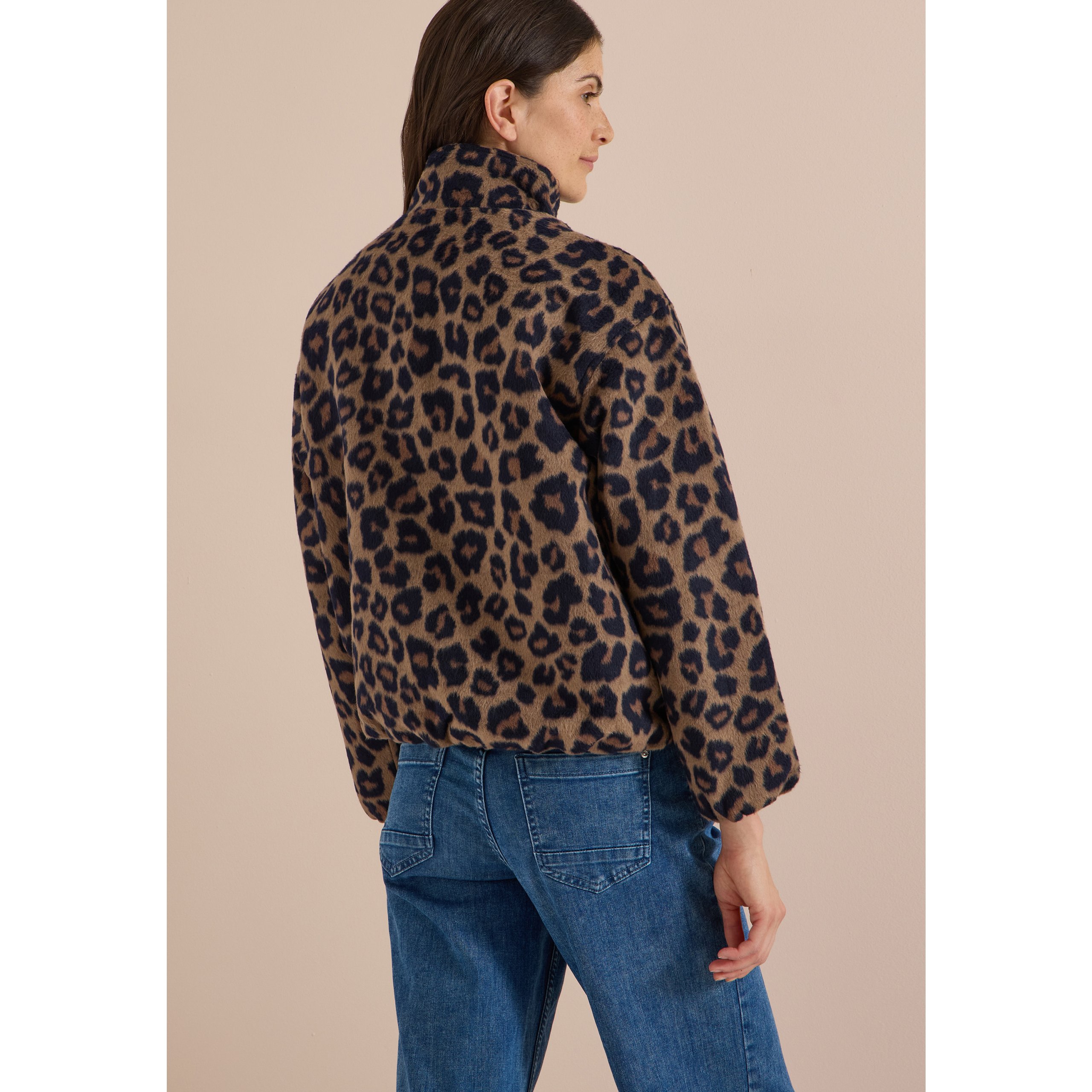 Cecil leopard pattern blouson - Image 2