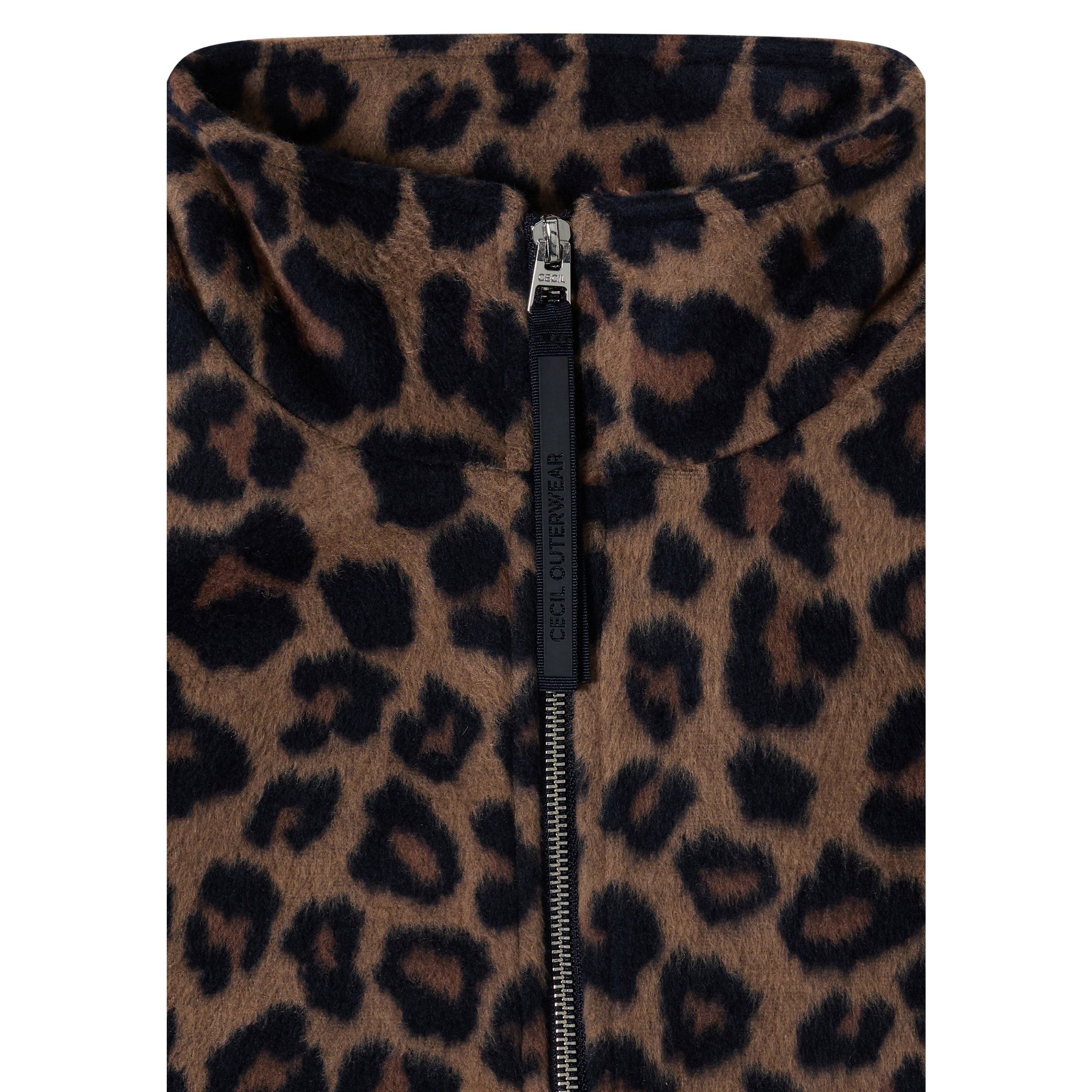 Cecil leopard pattern blouson - Image 5