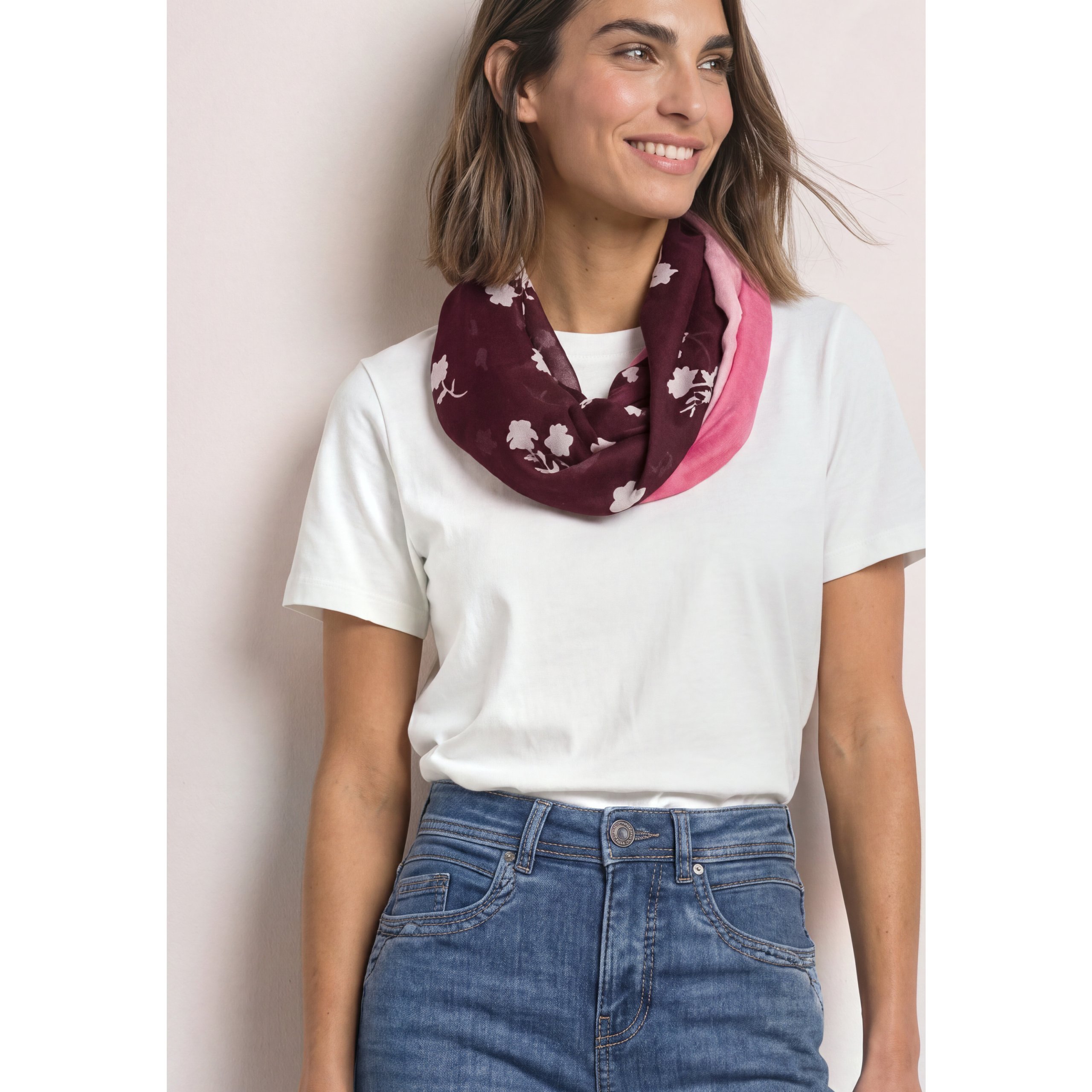 StreetOne Rustic Rouge Loop Scarf