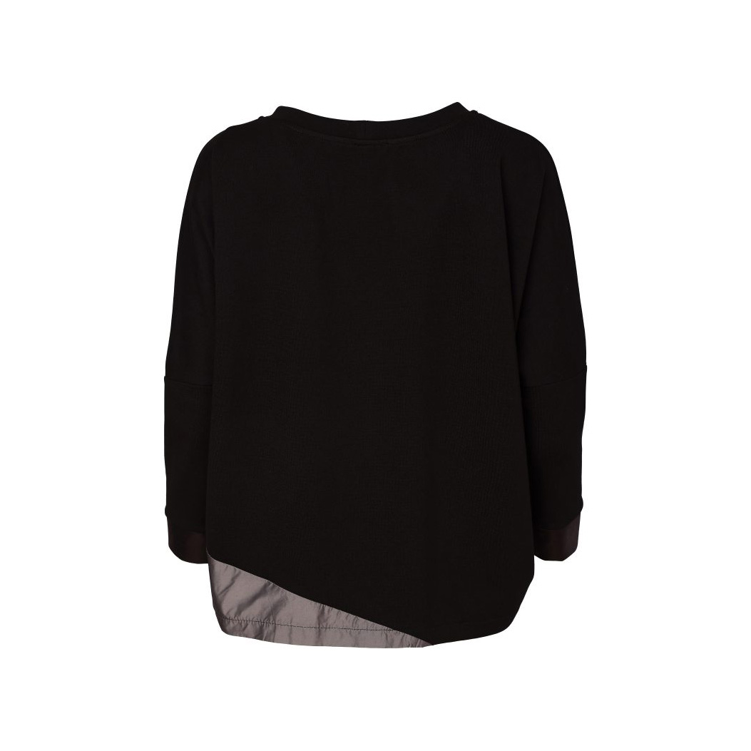 Naya Round Neck Top With Contrast Sections - Image 4