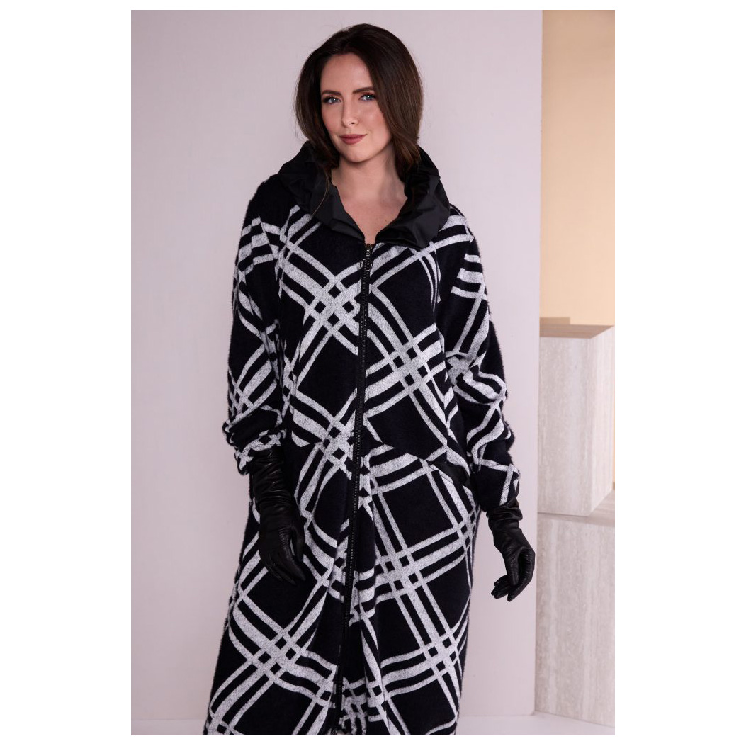 Ora Geometrical Knit Jacket - Image 3
