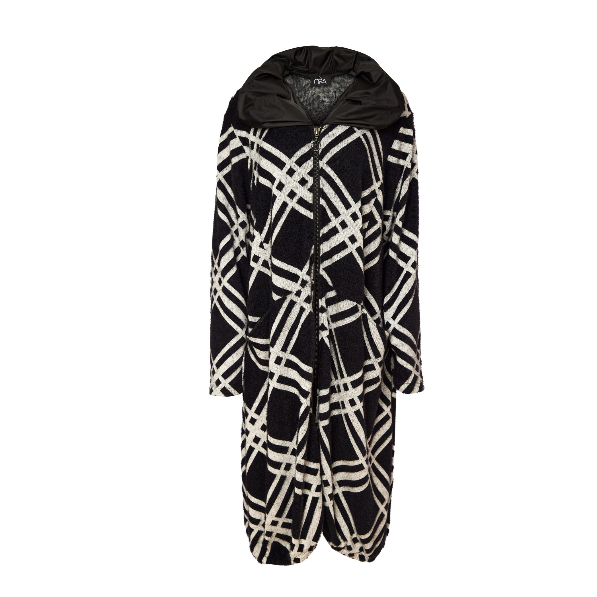 Ora Geometrical Knit Jacket - Image 4