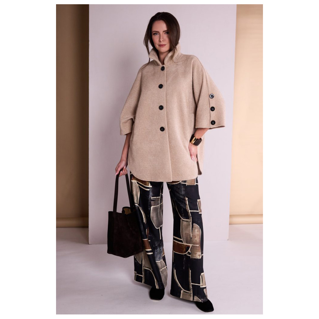 Ora Oatmeal Soft Batwing Jacket
