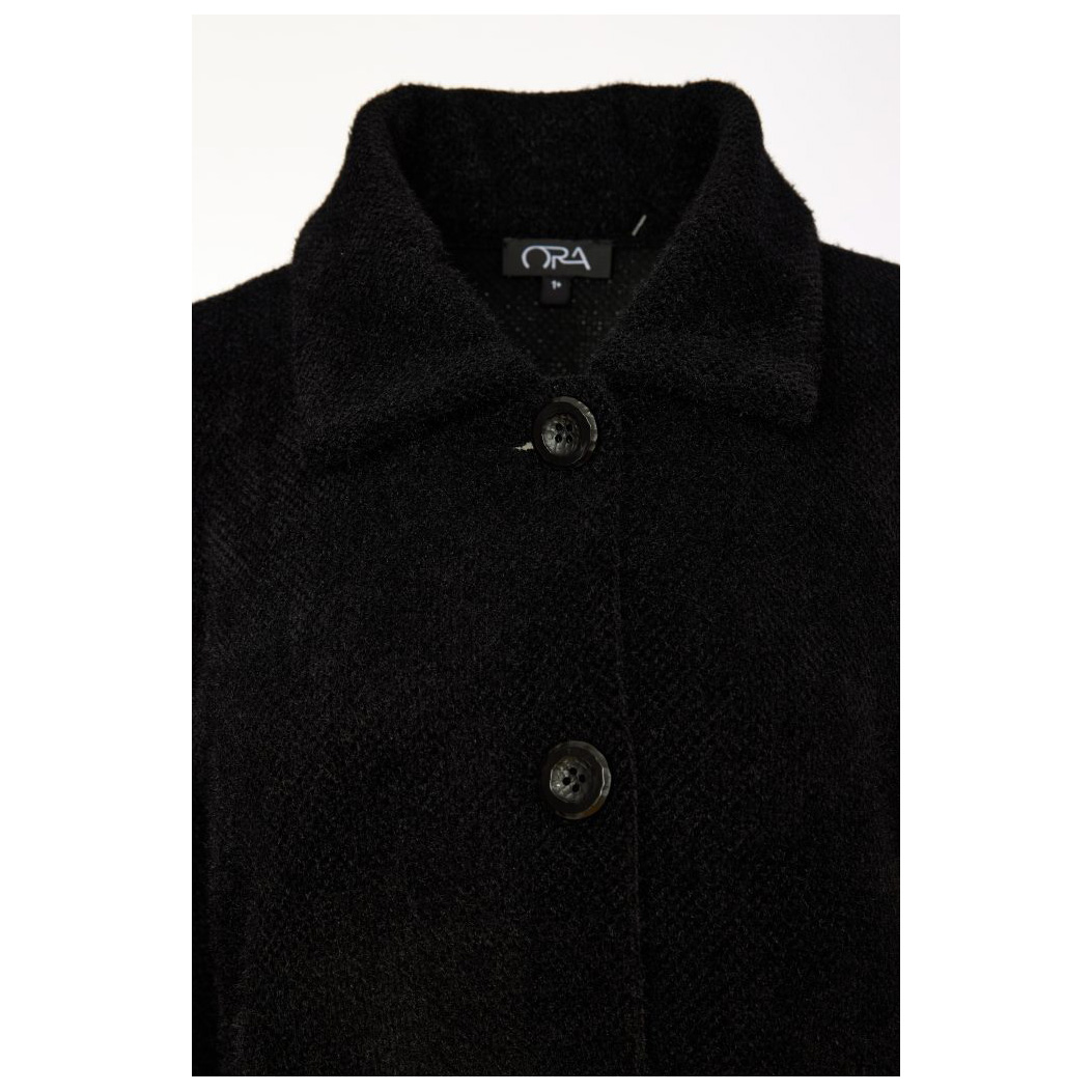 Ora Black Soft Batwing Jacket - Image 5