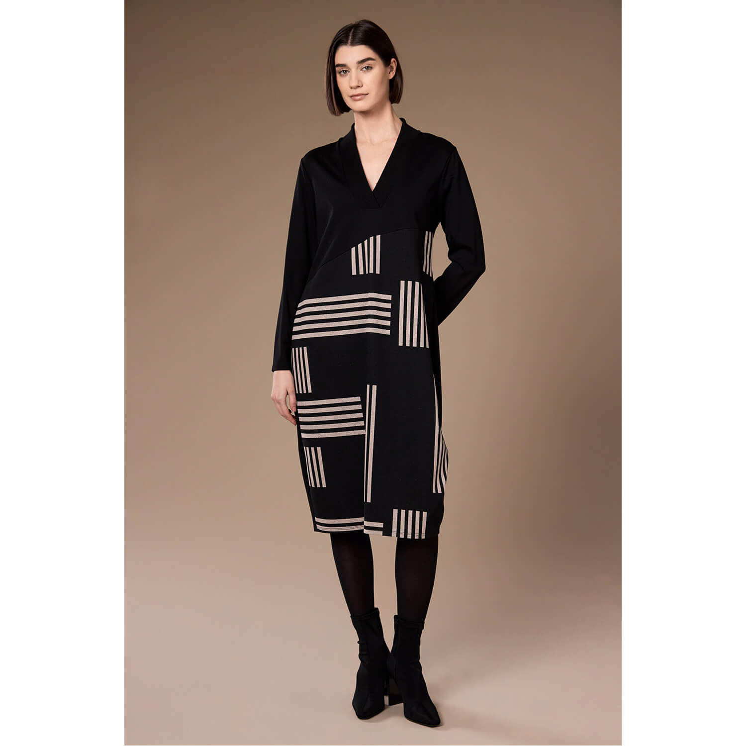 Peruzzi Alternate Stripe Dress