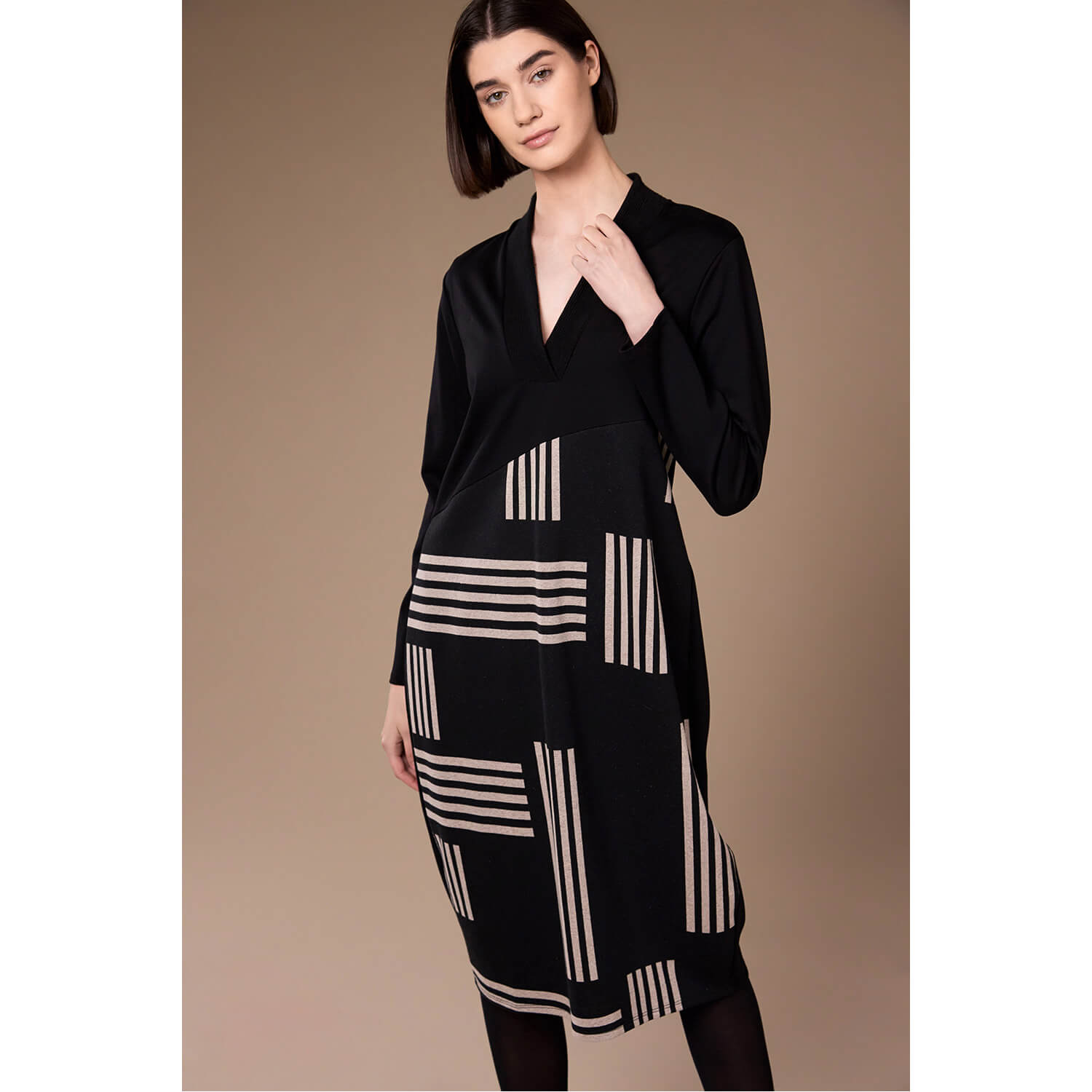 Peruzzi Alternate Stripe Dress - Image 2