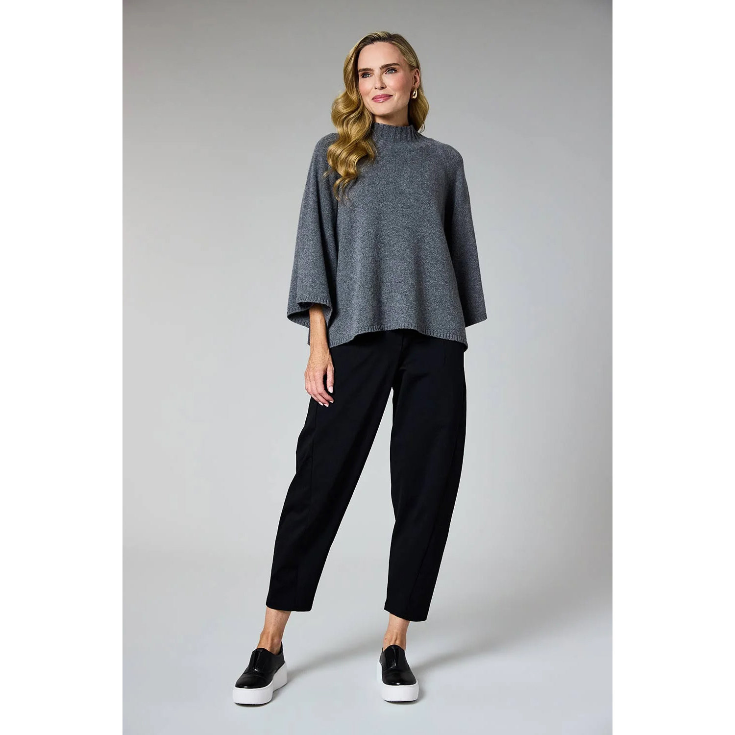 Deck Barrel Leg Trouser (Black & Brown) - Image 3