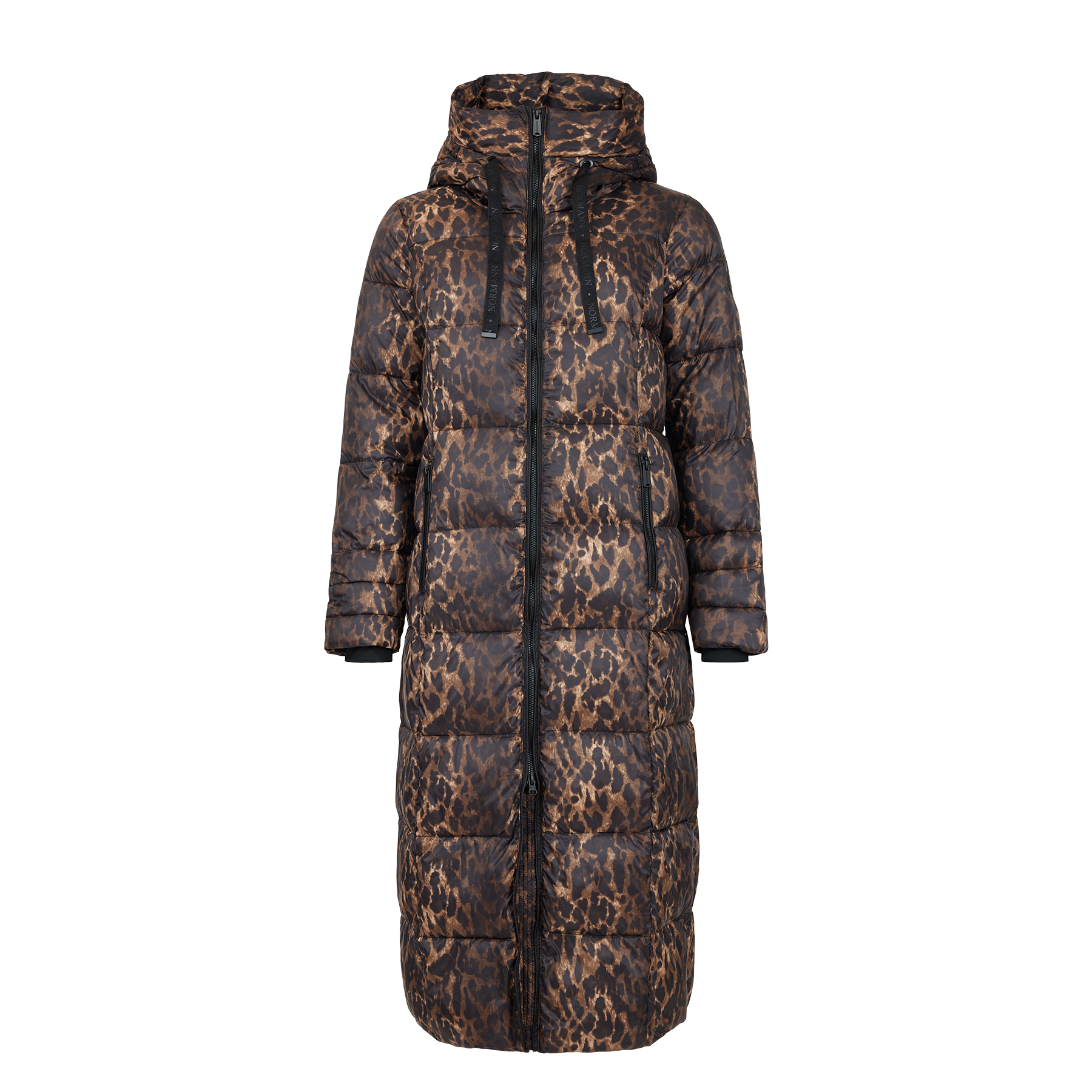 Normann Brown Print Coat - Image 2