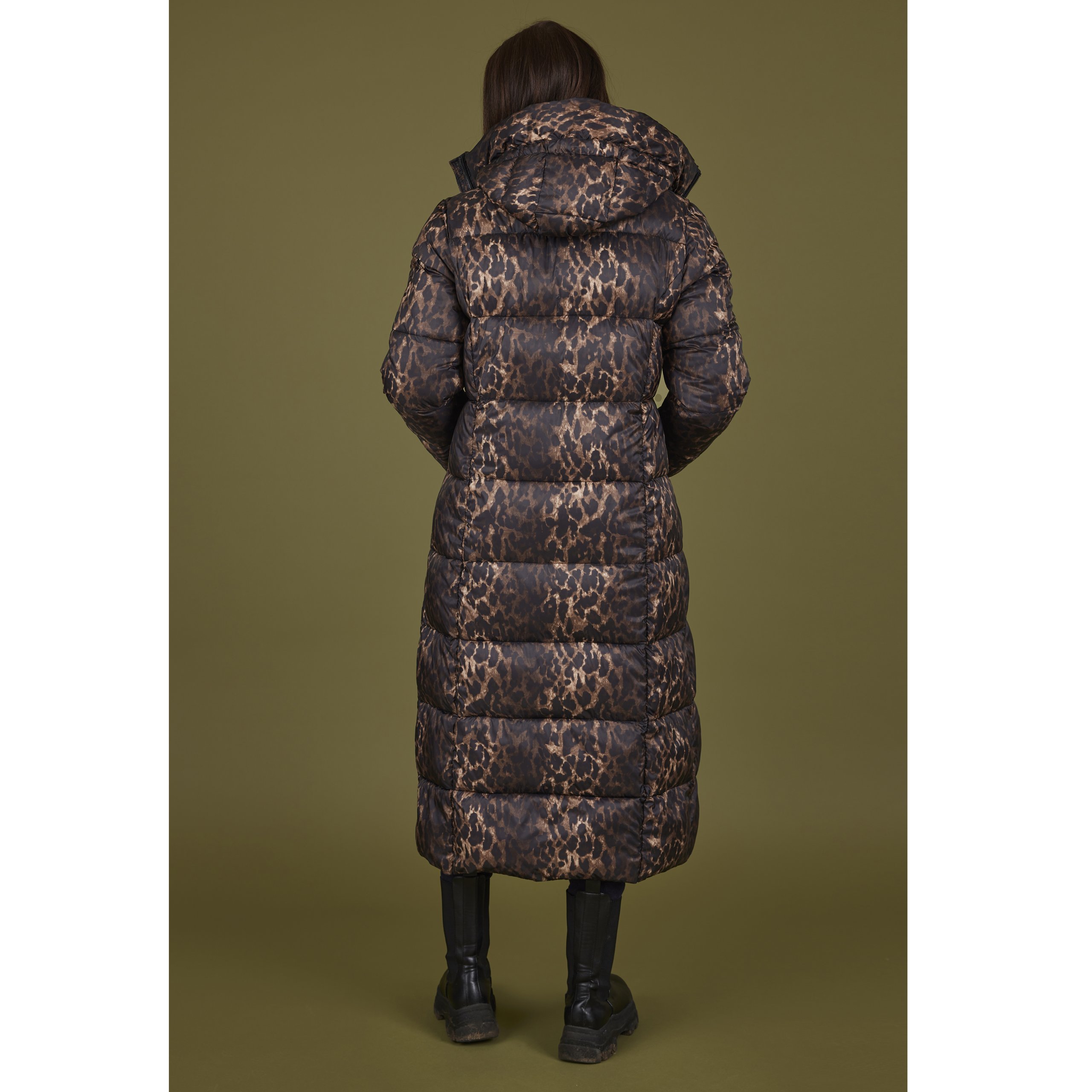 Normann Brown Print Coat - Image 6