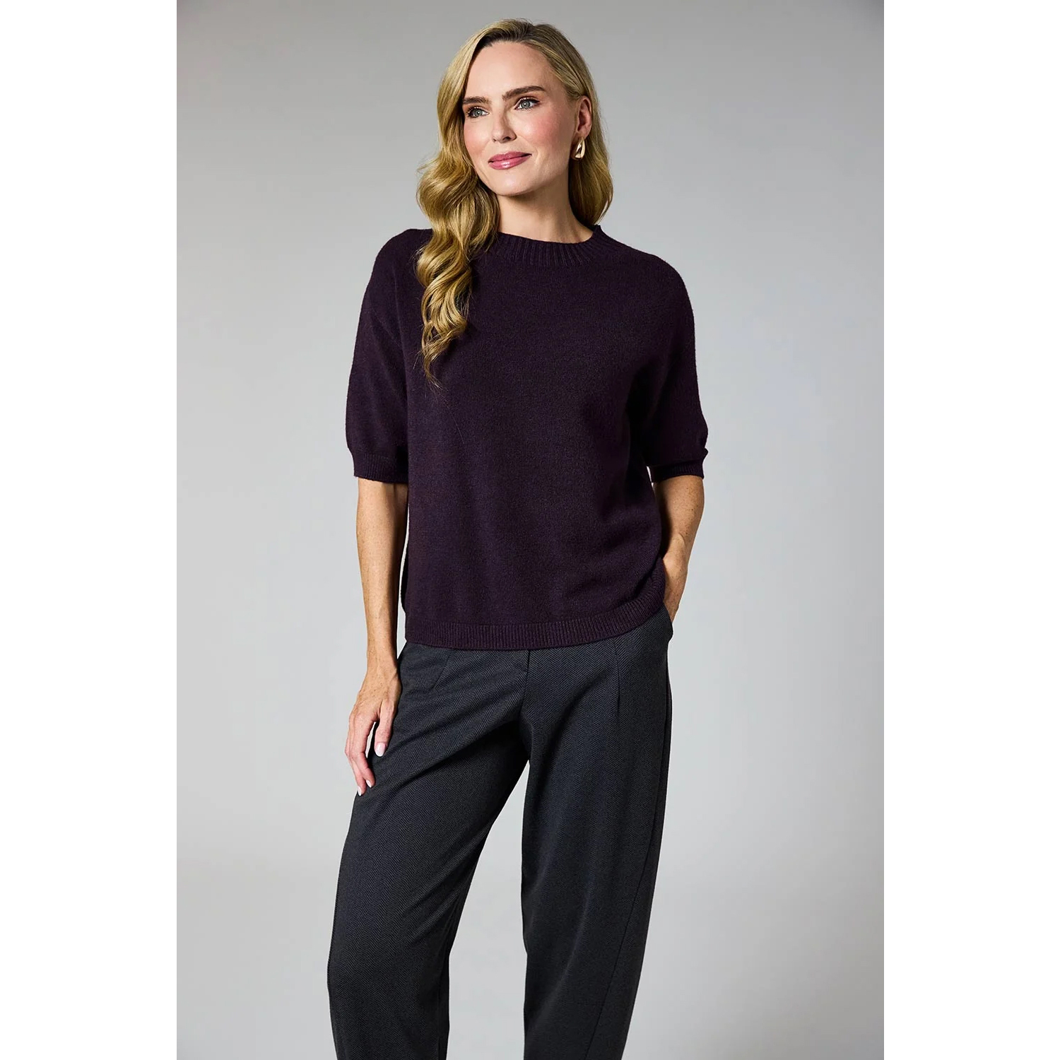 Deck Mulberry Short Sleeve Knit