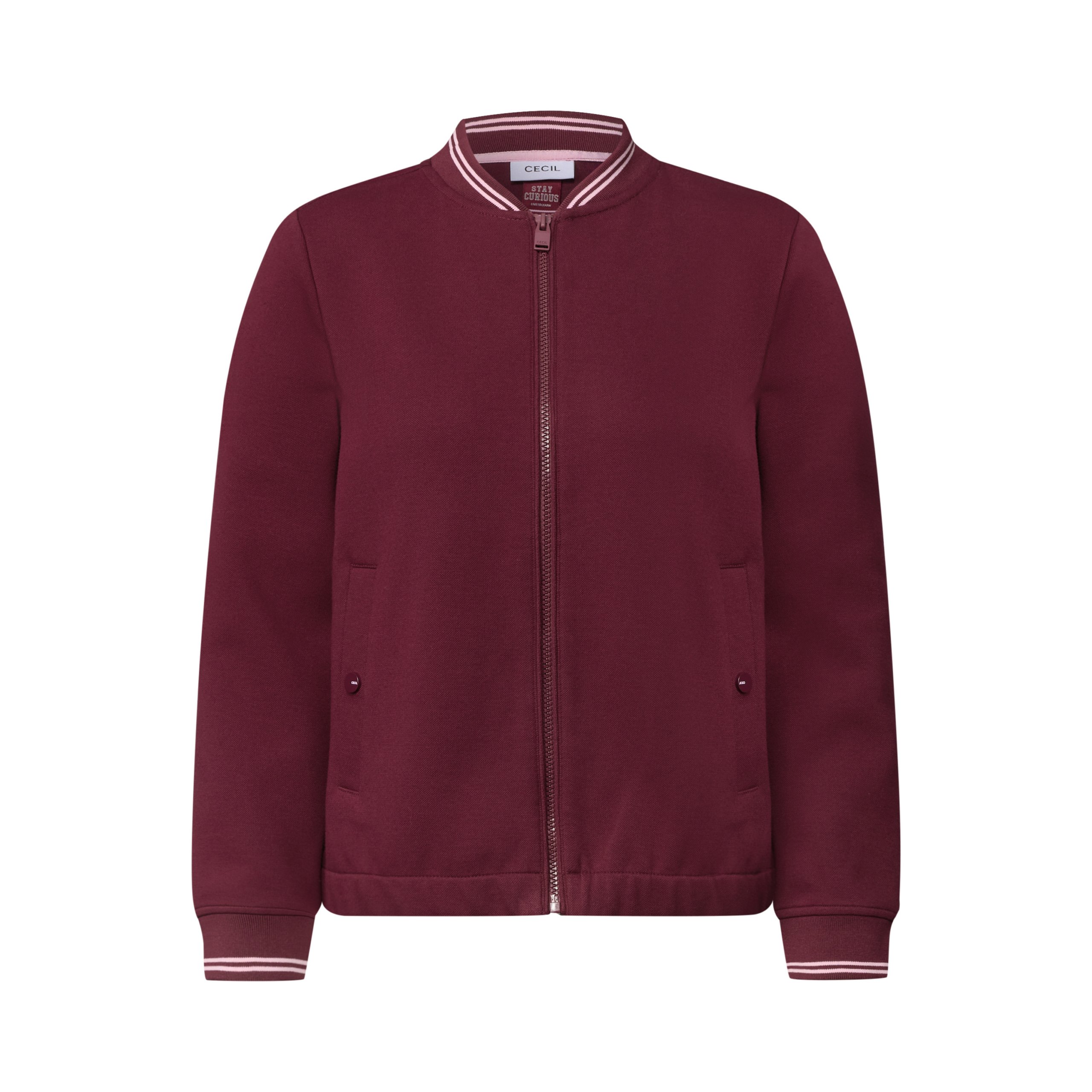 Cecil scuba wine blouson - Image 4