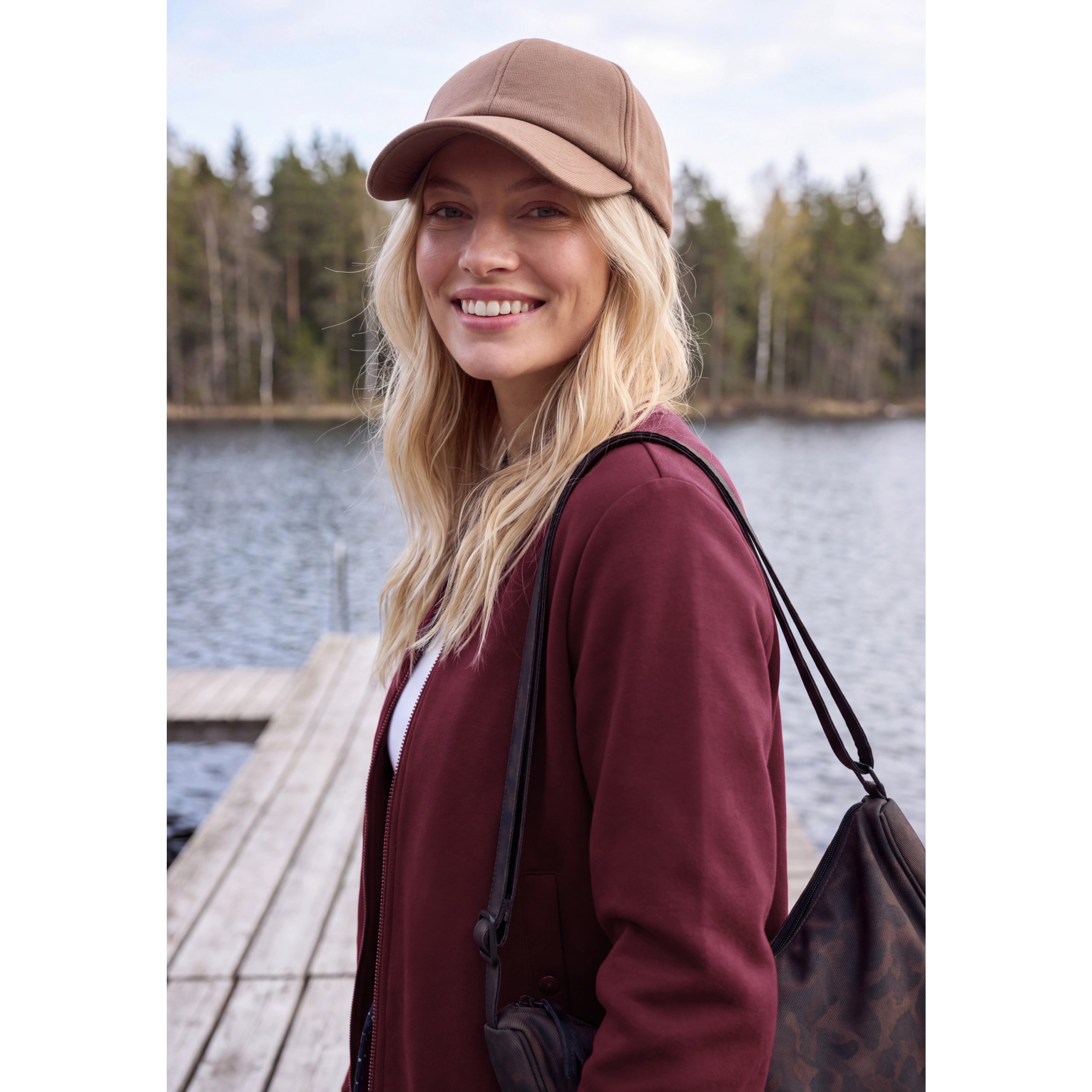 Cecil scuba wine blouson - Image 6