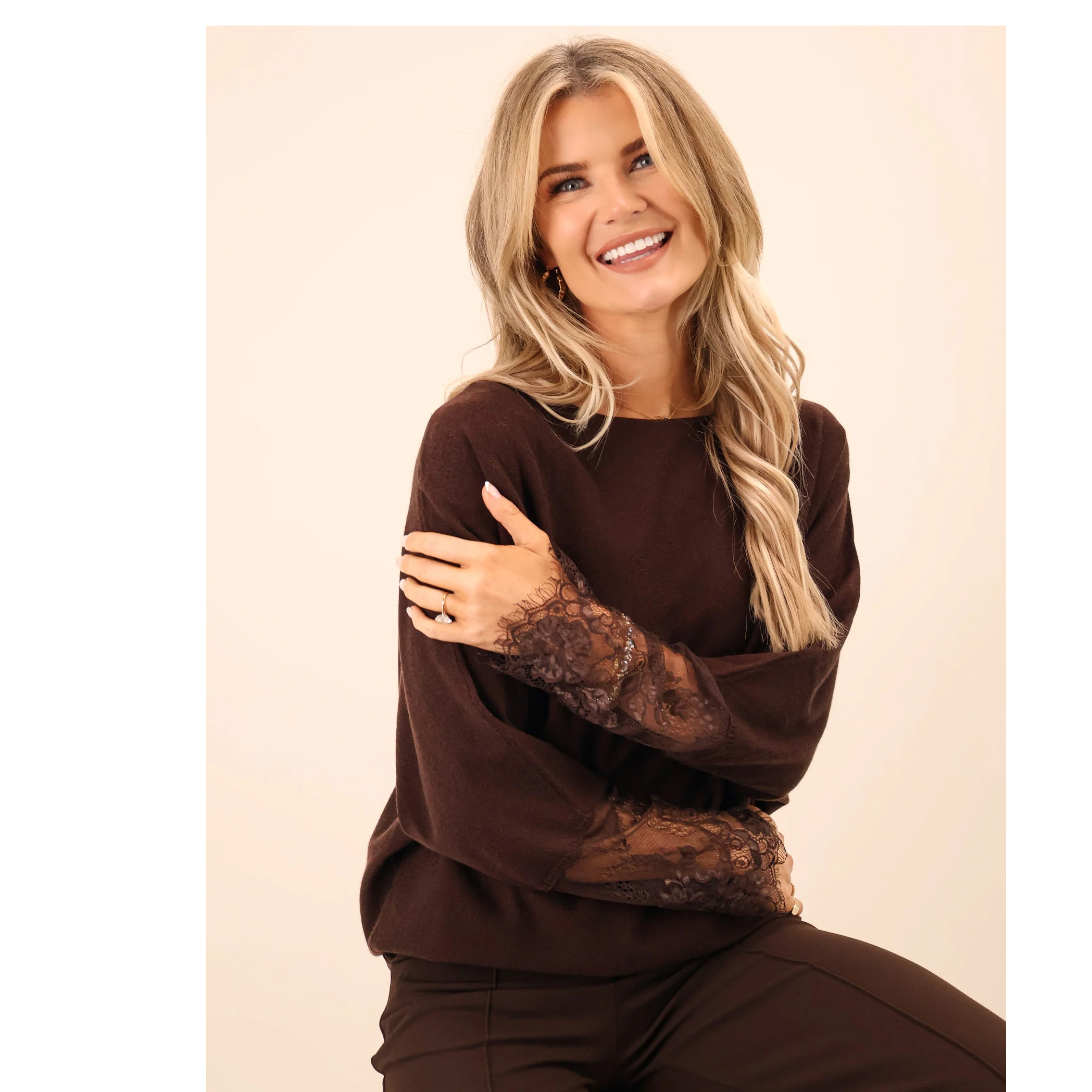 Kate & Pippa Blakely Chocolate Knit