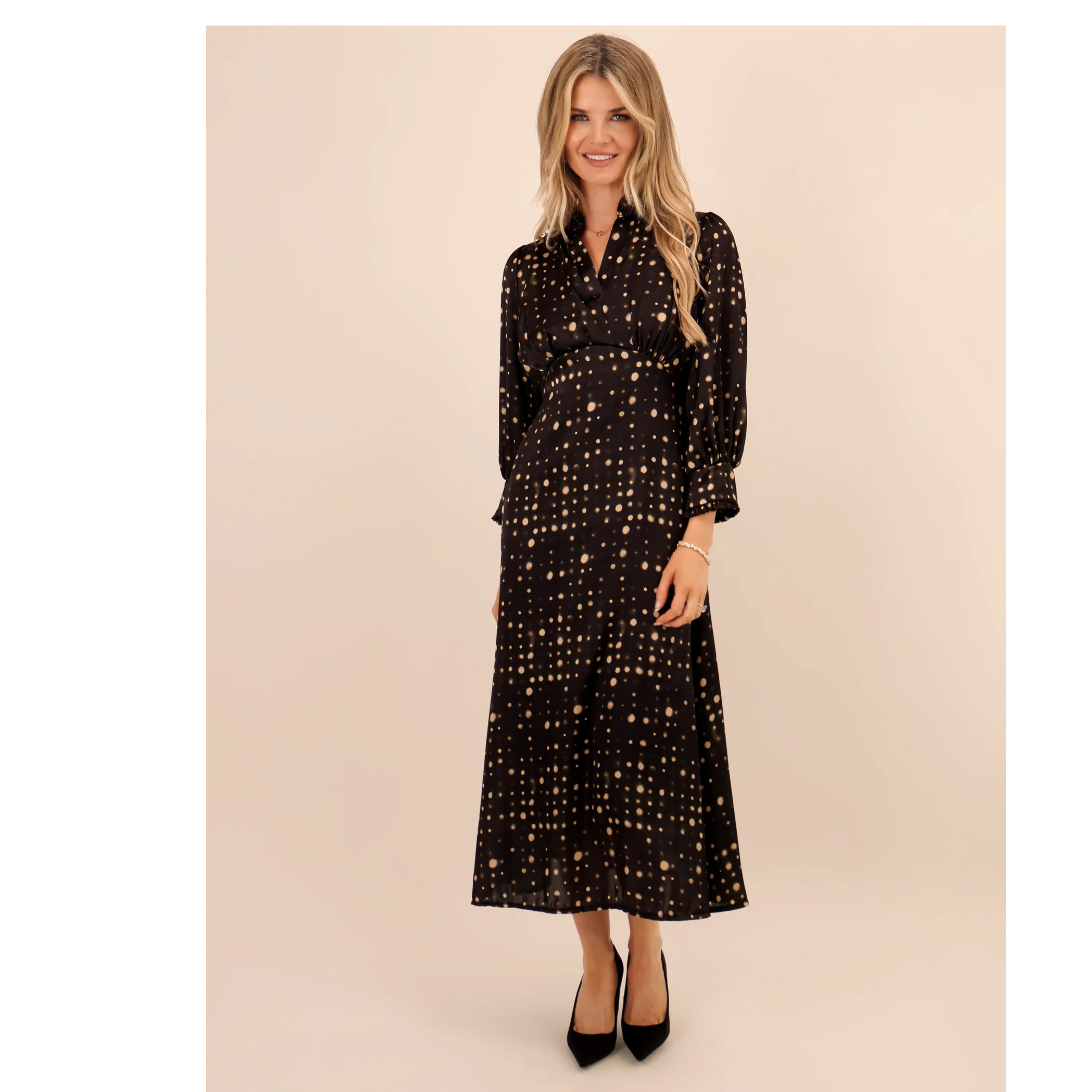Kate & Pippa Black Kimber Dress