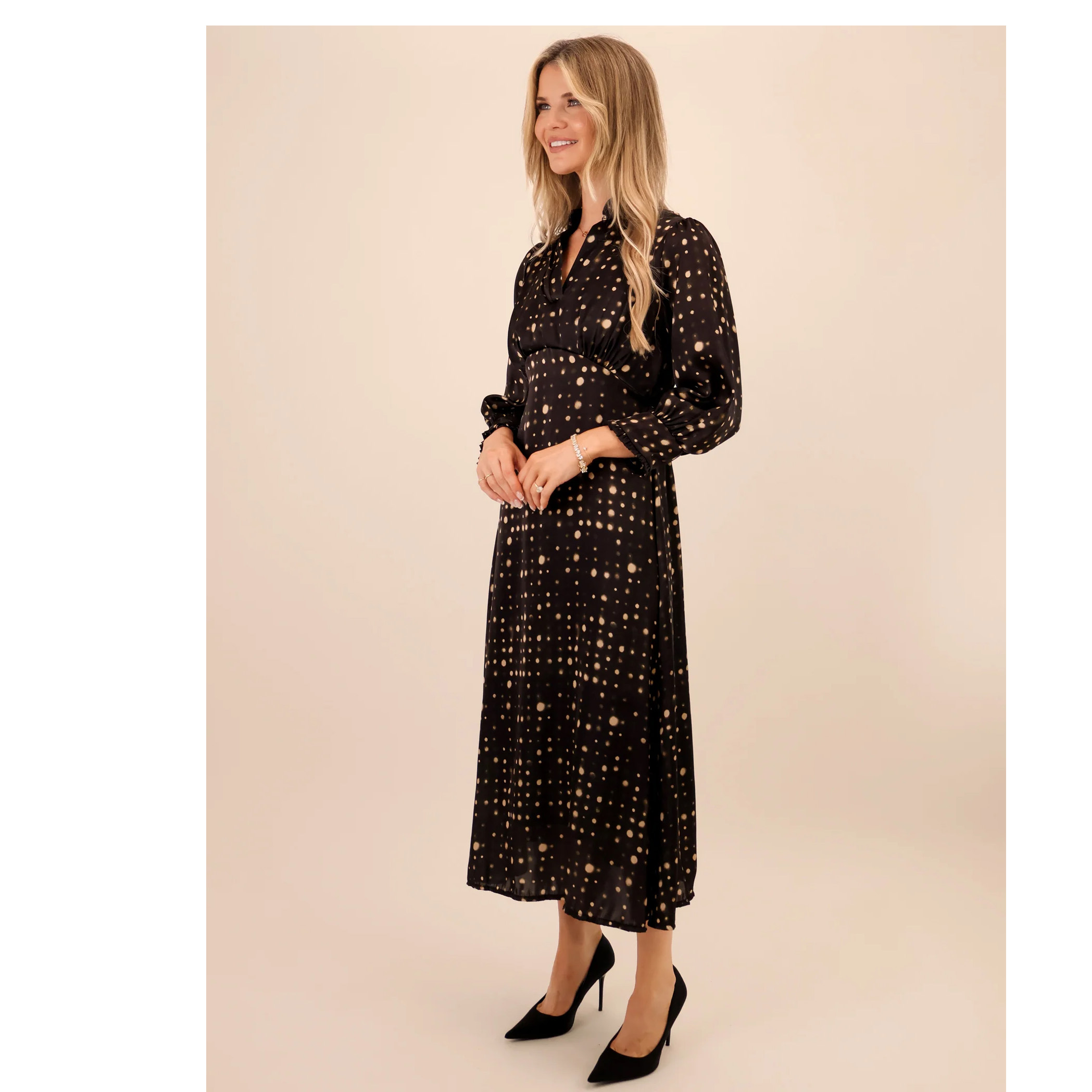 Kate & Pippa Black Kimber Dress - Image 3