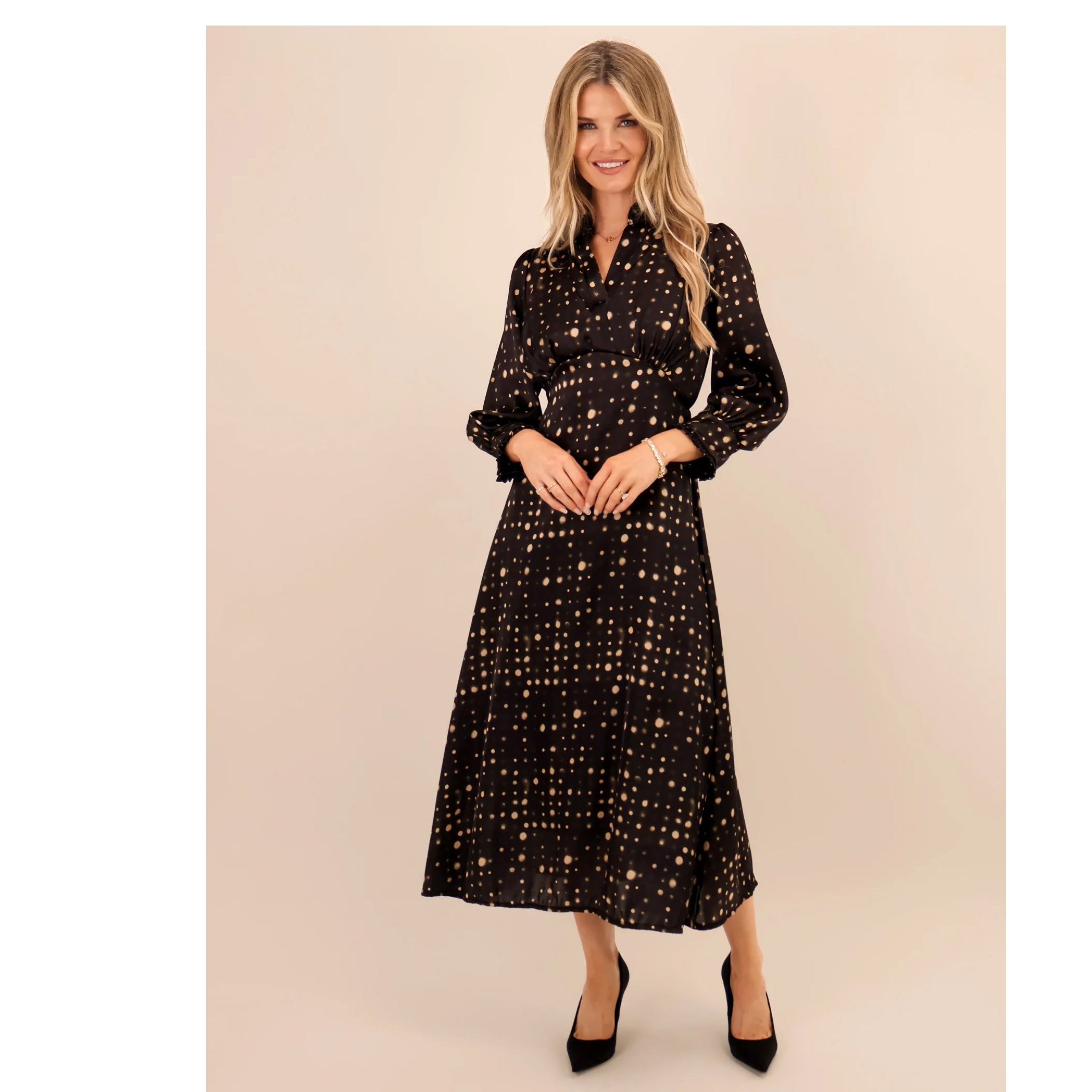 Kate & Pippa Black Kimber Dress - Image 4