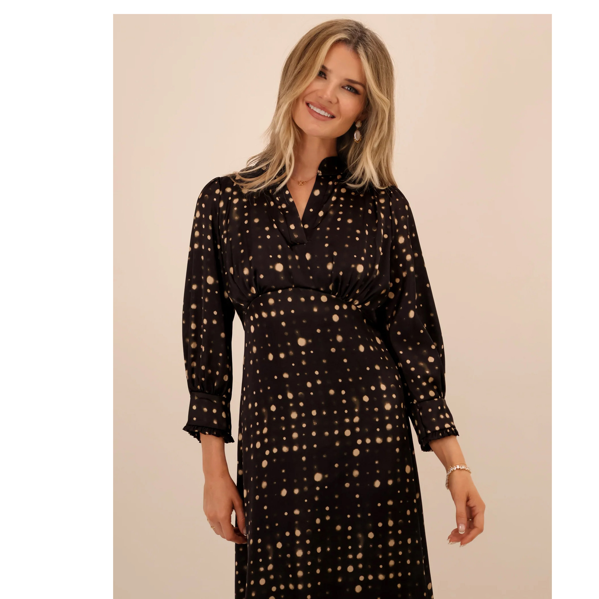 Kate & Pippa Black Kimber Dress - Image 6