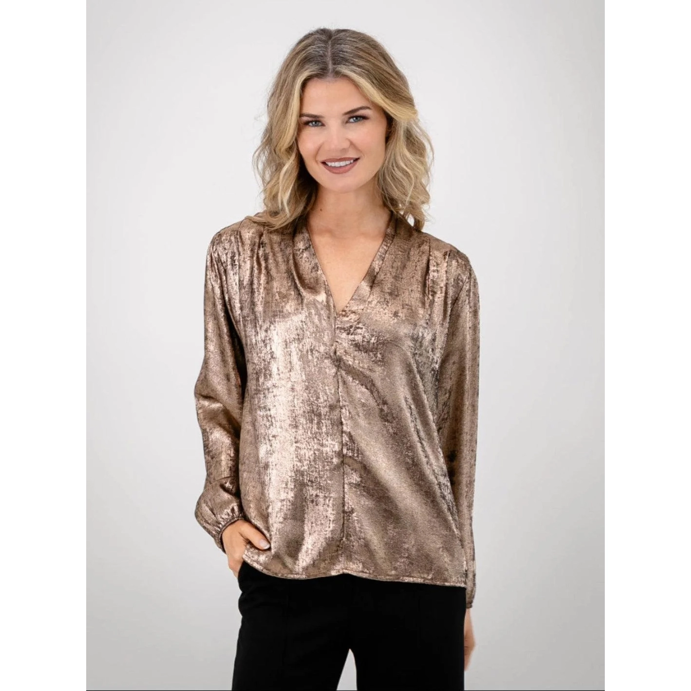 Kate & Pippa Gold Lexi Top