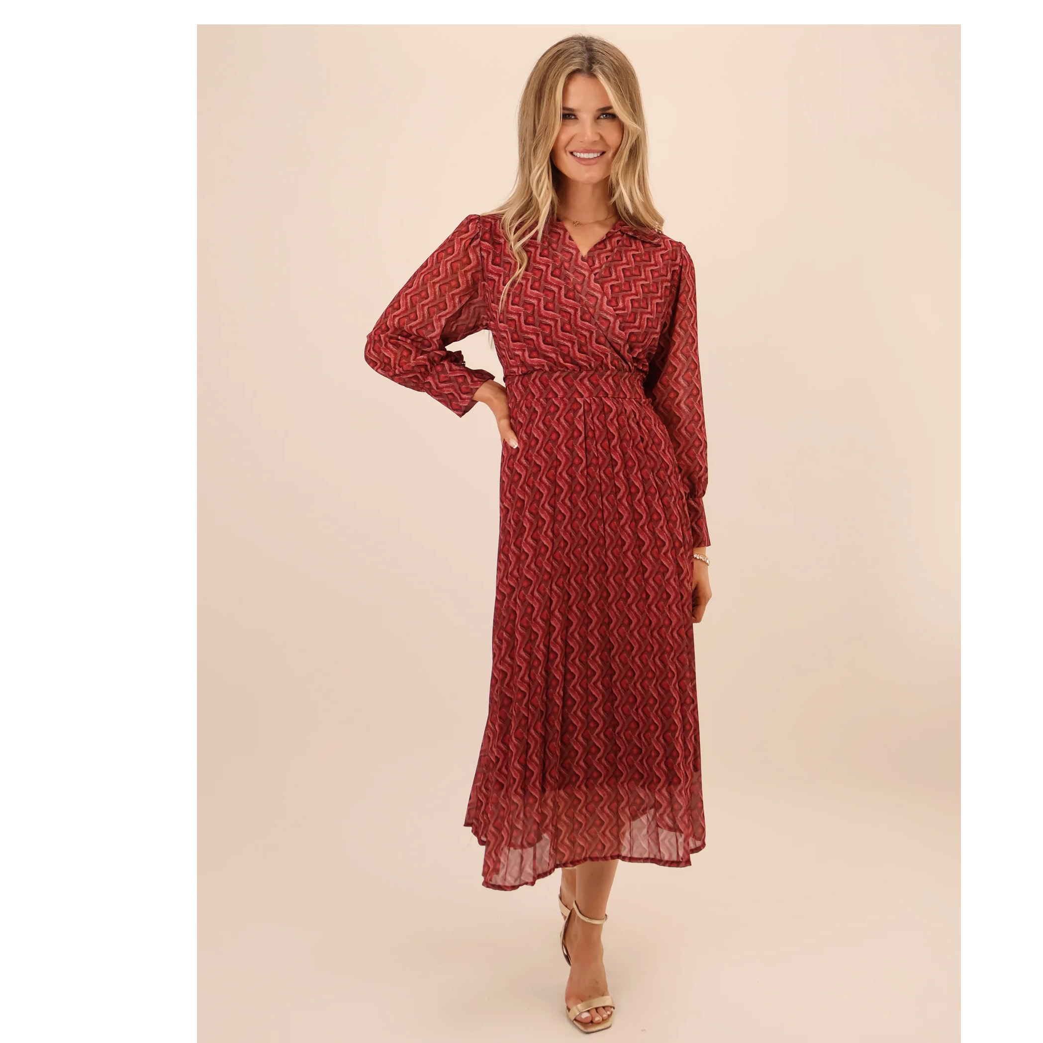 Kate & Pippa Red Positano Dress