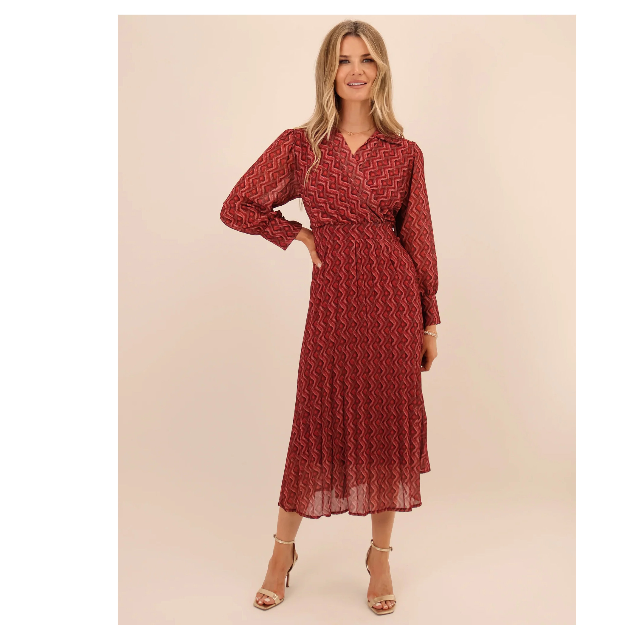 Kate & Pippa Red Positano Dress - Image 3