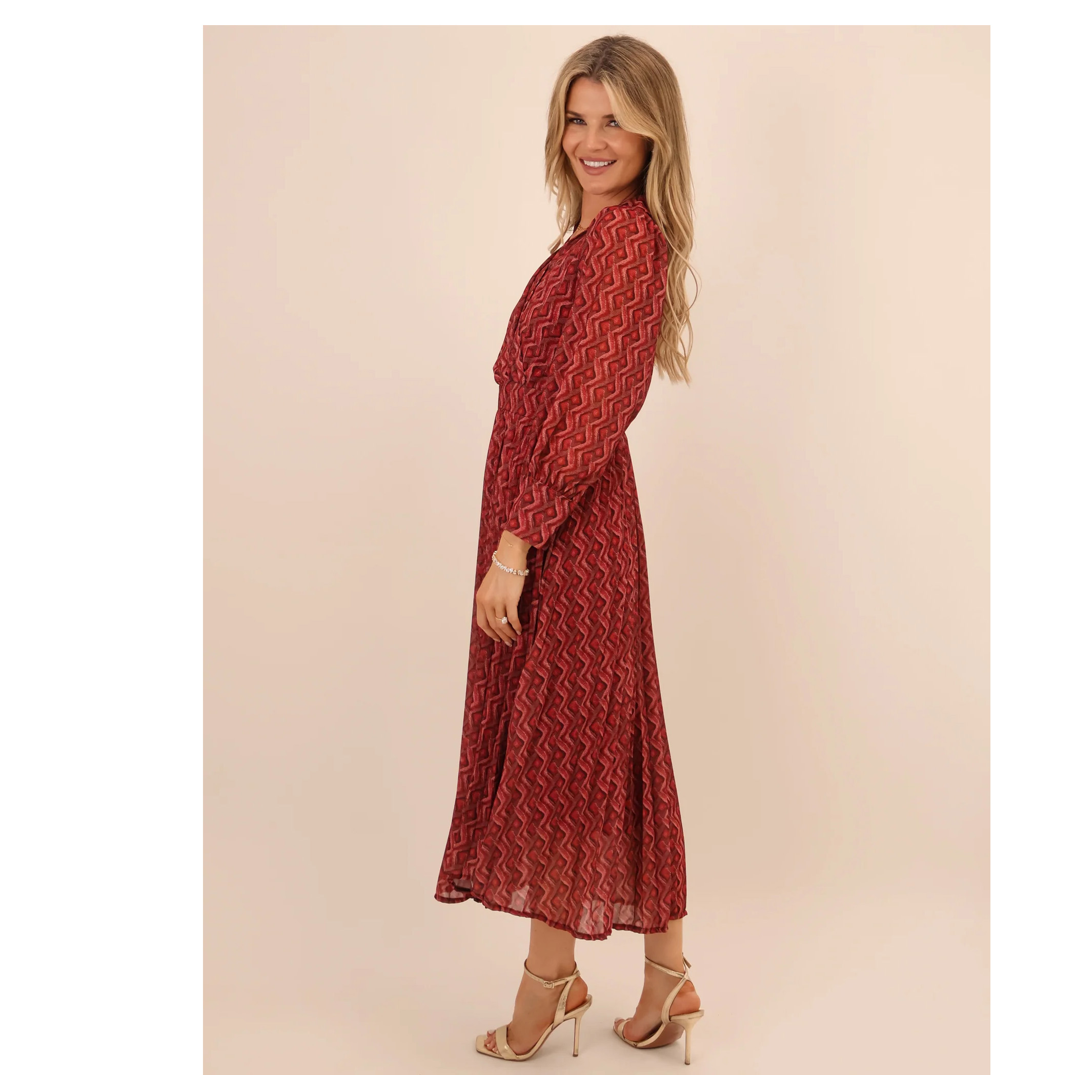 Kate & Pippa Red Positano Dress - Image 5