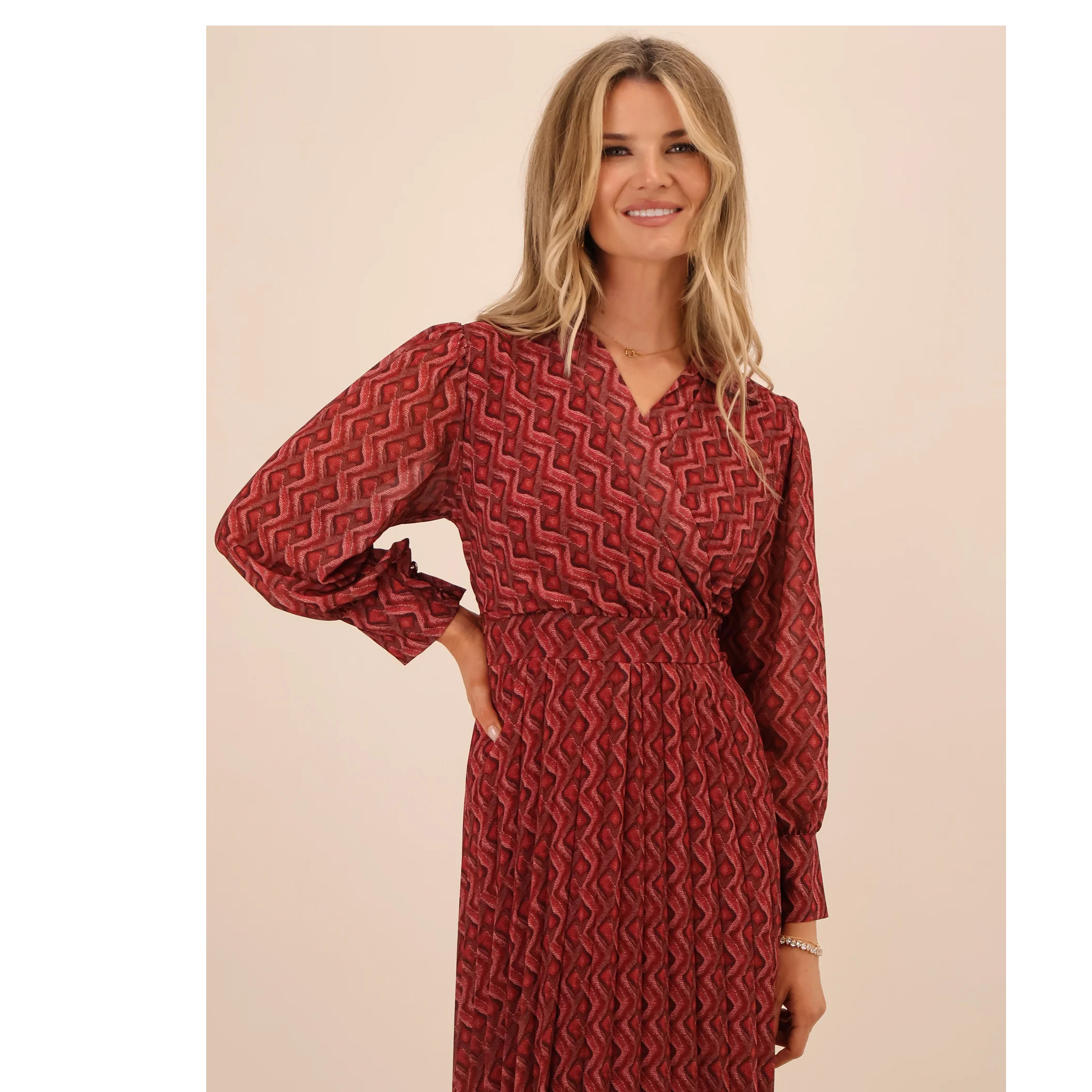 Kate & Pippa Red Positano Dress - Image 6