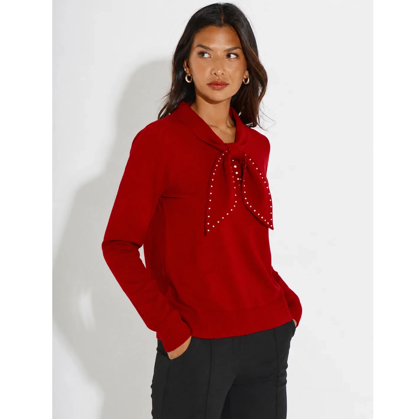 Kate & Pippa Presley Red Knit - Image 3