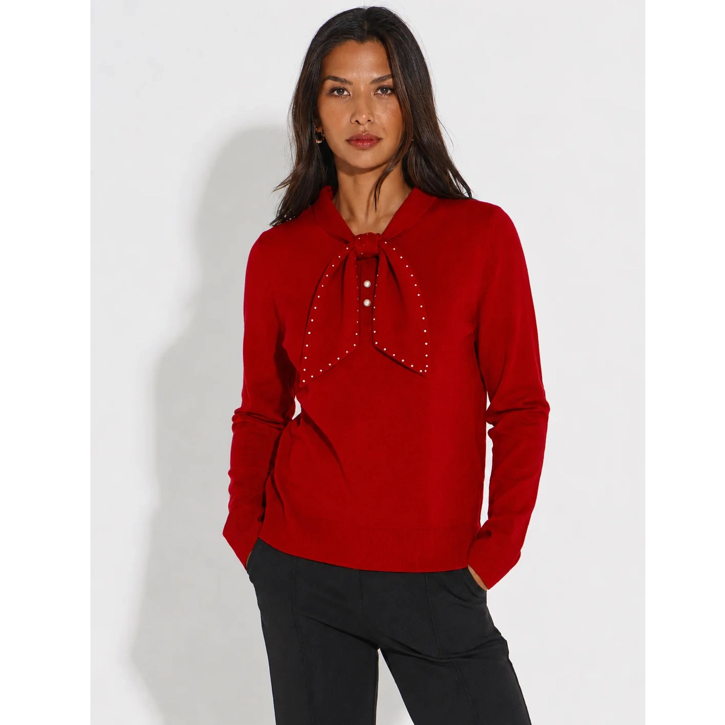 Kate & Pippa Presley Red Knit
