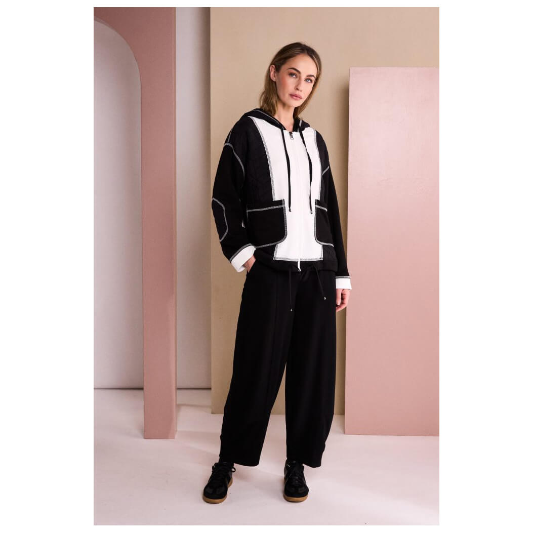 Naya Two Tone Hooded Jacket