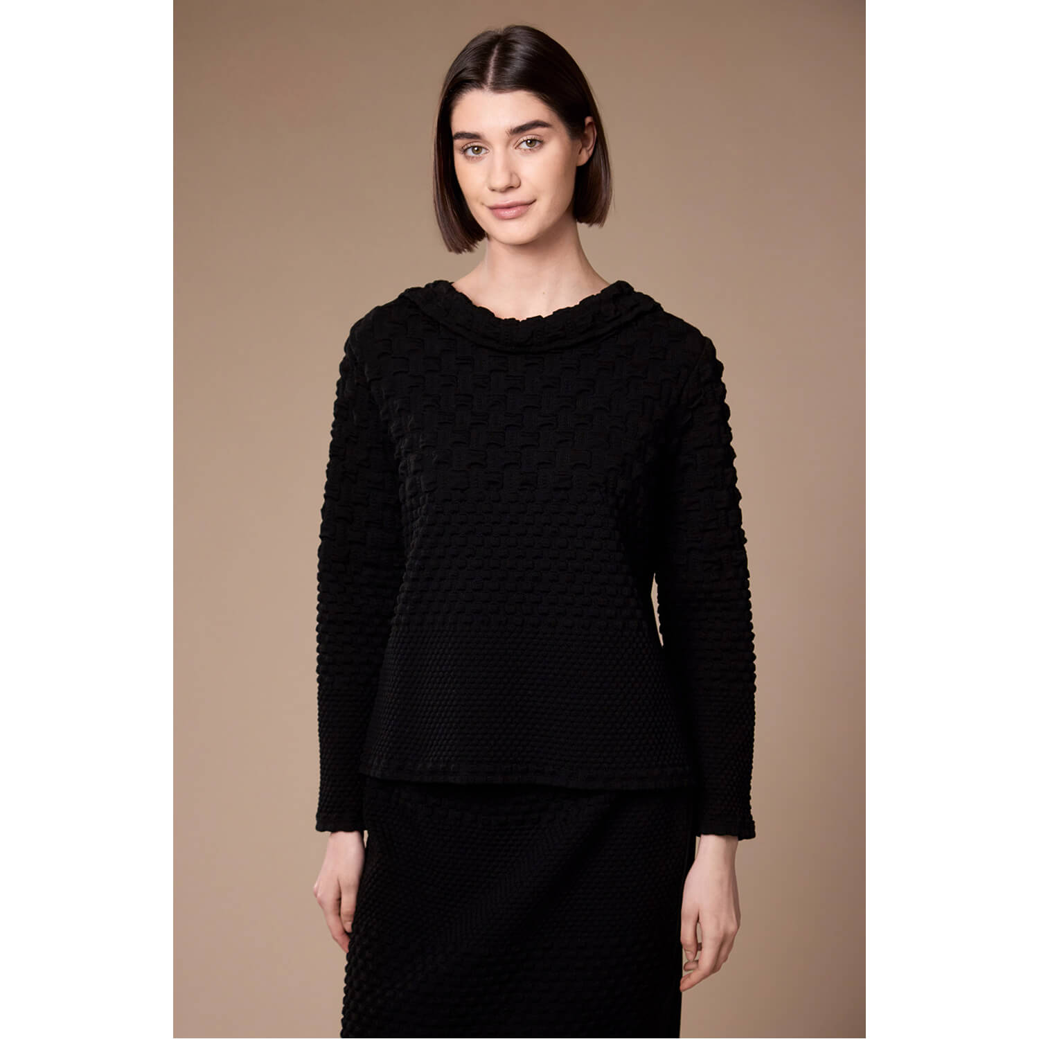 Peruzzi Black Bubble Top