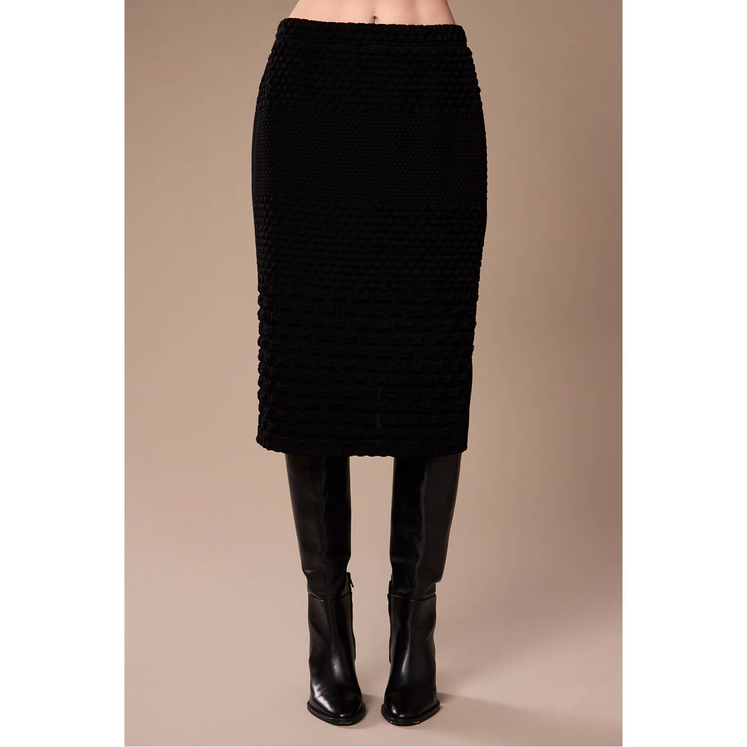 Peruzzi Black Bubble Skirt
