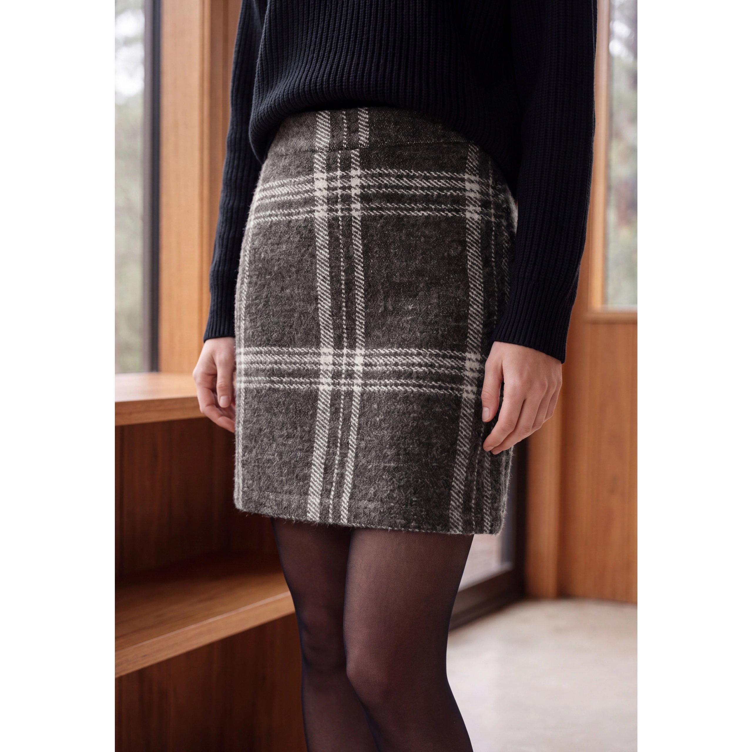 Cecil check pattern skirt - Image 2