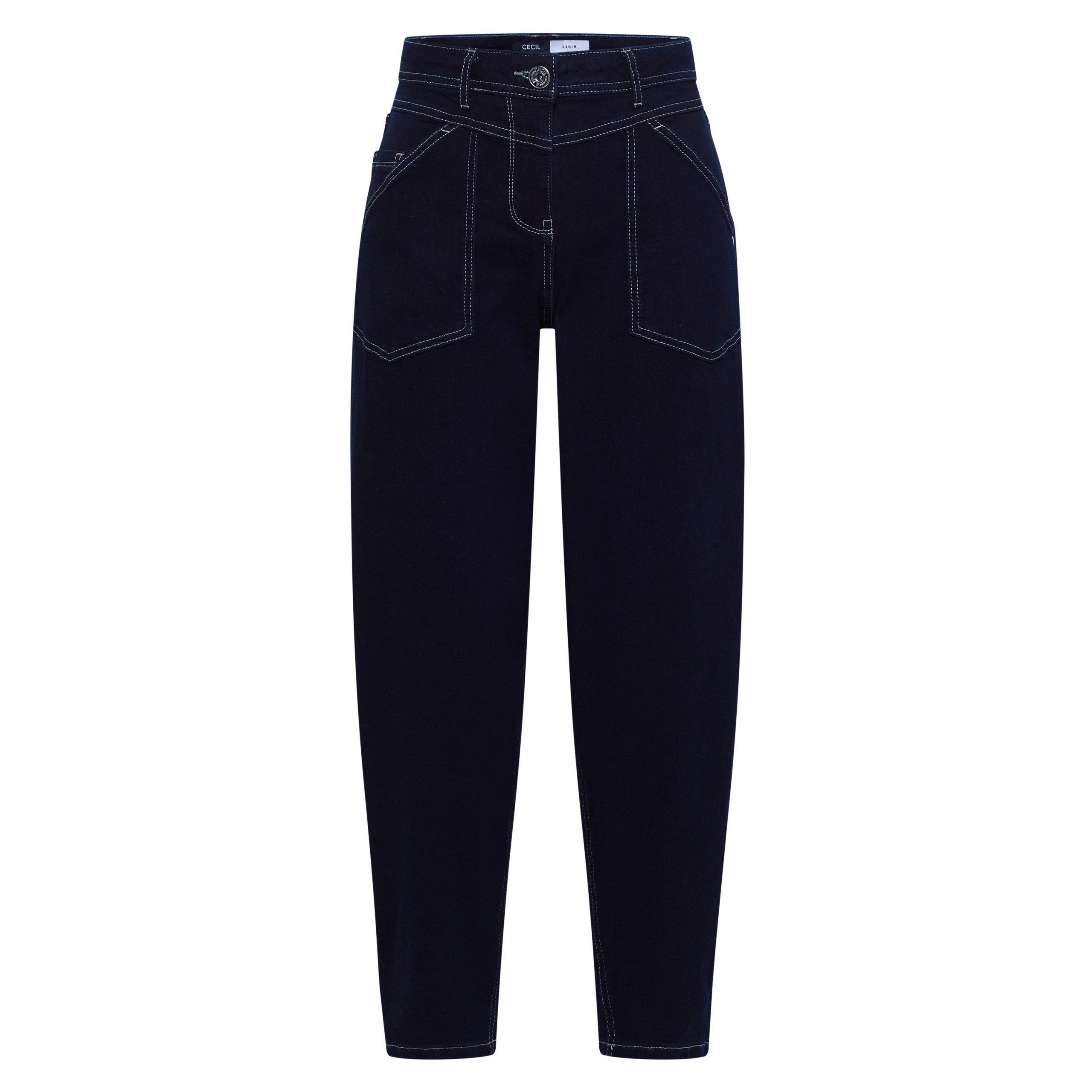 Cecil 30" barrel leg jeans with patch pockets - Image 4