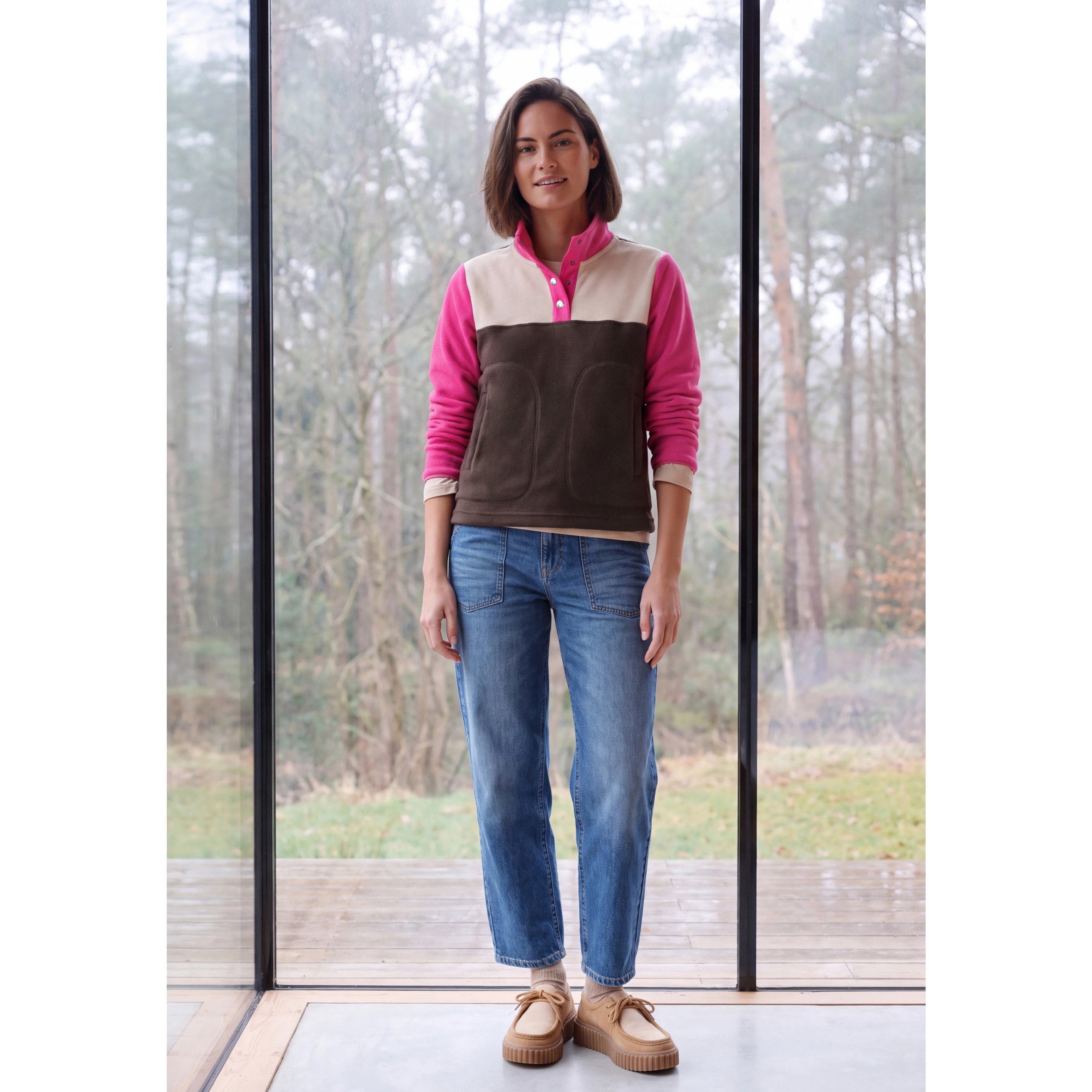 Cecil colour block fleece - Image 5
