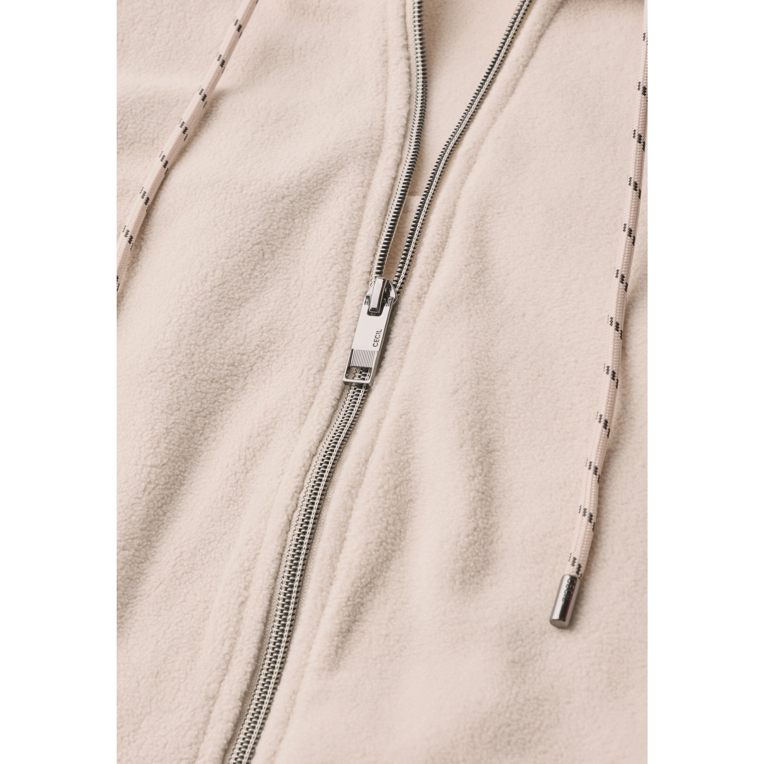 Cecil cashmere beige fleece hoody - Image 5